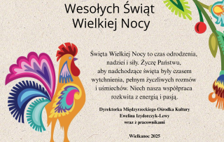 ŻYCZENIA WIELKANOCNE