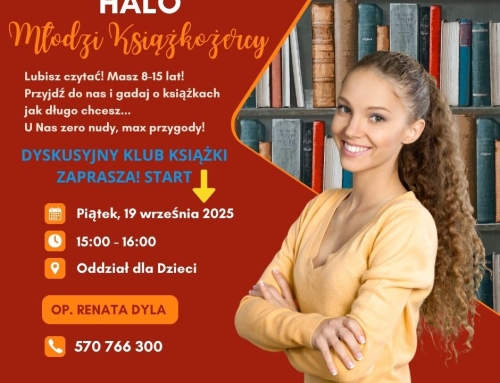 Dyskusyjny Klub Książki dla dzieci i młodzieży zaprasza na pierwsze powakacyjne spotkanie.