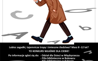 Detektywi na tropie - konkurs dla dzieci