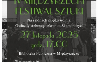 Plakat IV Międzyrzecki Festiwal Sztuki