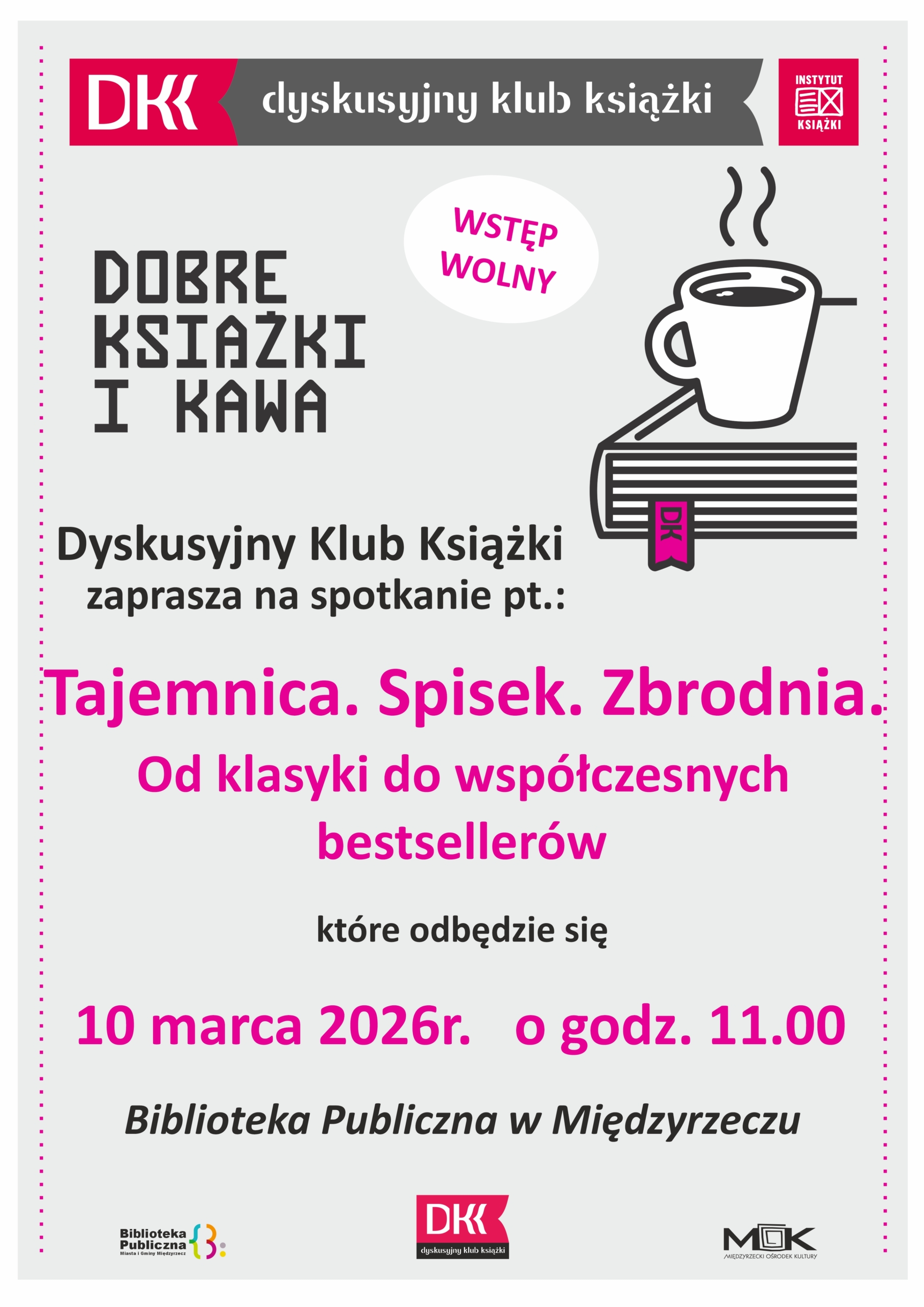 Plakt in formujący o spotkaniu DKK