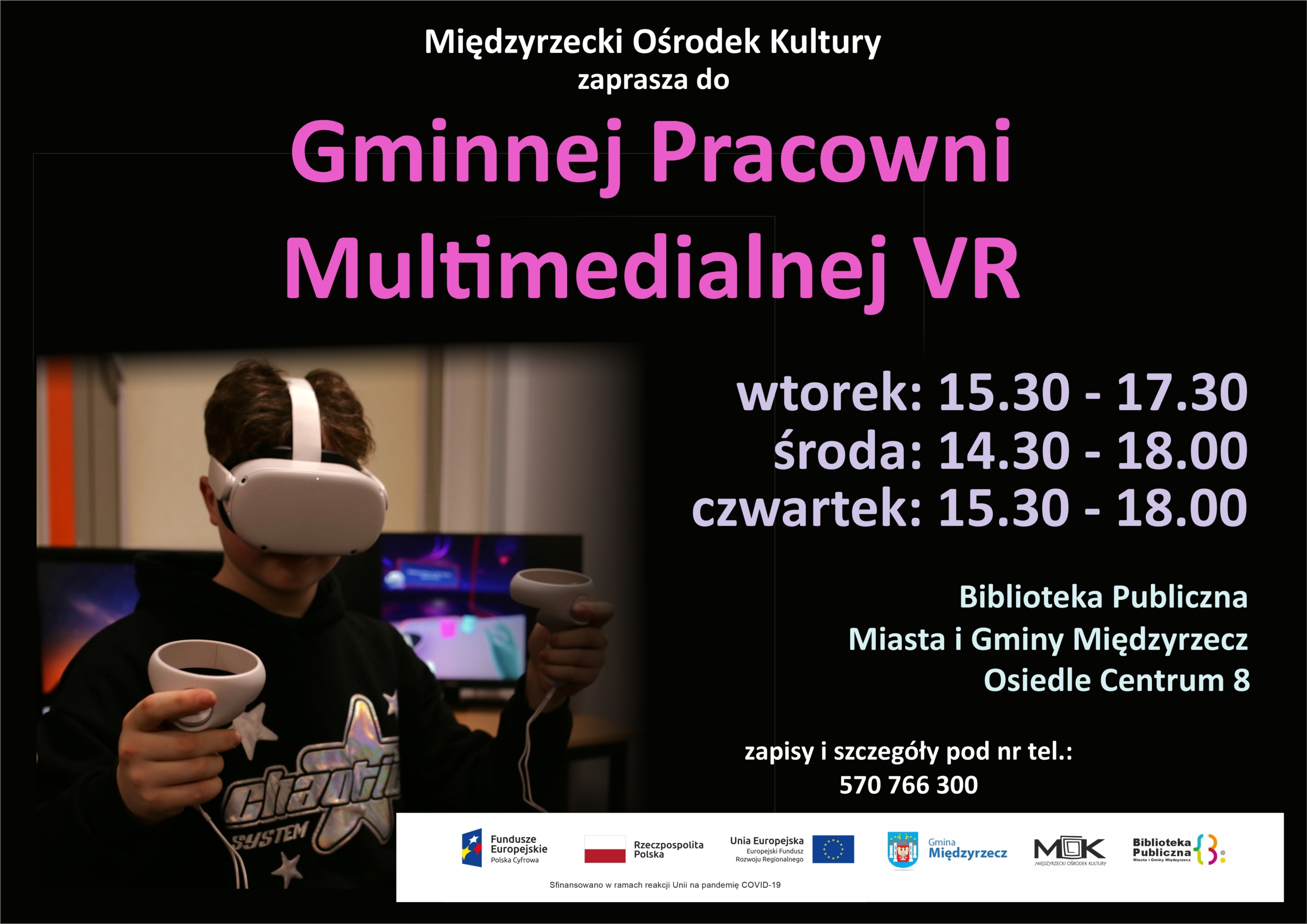 Nowe godziny otwarcia Pracowni VR
